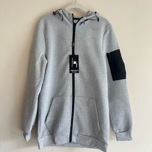 American Stitch Gray Zip-Up Men's Sweater Size Small